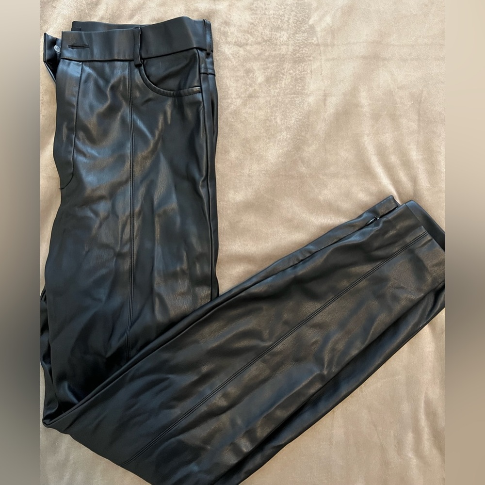 Zara leather pants